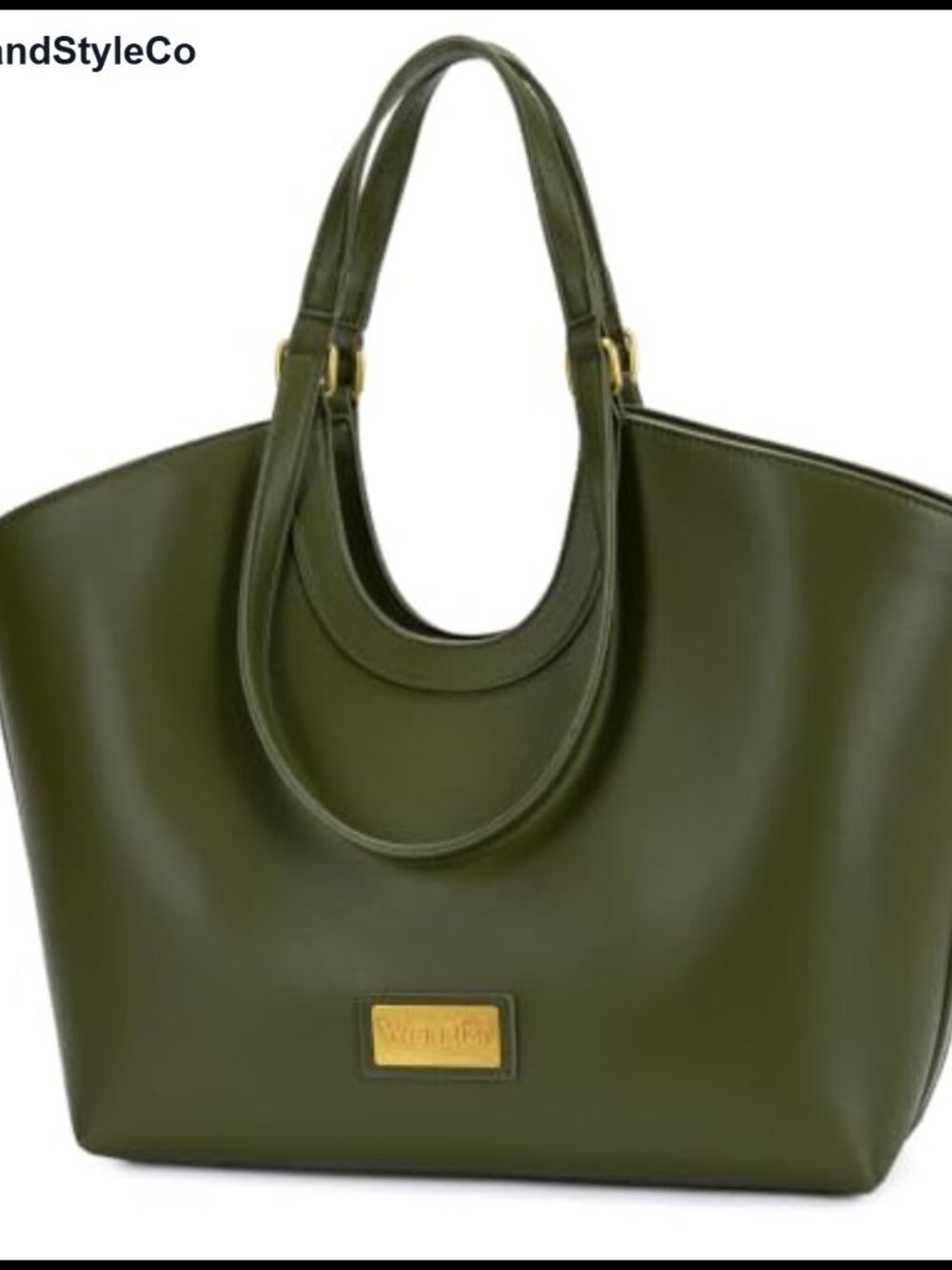 Wrangler Tote Bag Vegan Leather Large Shoulder Purse